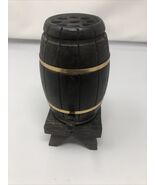 Distributor wooden cigarette box in the shape of a vintage barrel Made i... - $317.26 MXN