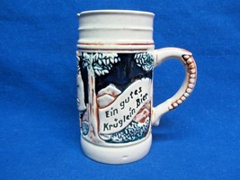 Vintage Mini 4.25&quot; German Beer Stein &quot;das lob ich mir&quot; &quot;Ein gutes Krugle... - £11.72 GBP