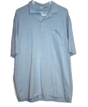 Johnnie-O Polo Shirt Men&#39;s X-Large Short Sleeve Collared Hangin&#39; Out Light Blue - £18.02 GBP