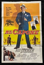 Al Capone Original One Sheet Movie Poster 1959 Rod Steiger - $218.01
