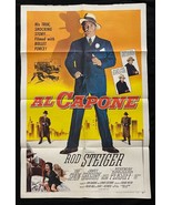 Al Capone Original One Sheet Movie Poster 1959 Rod Steiger - £174.69 GBP