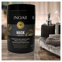 Inoar Macadamia Oil Premium Moisturizing Mask, 32 fl oz image 6