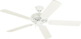 Westinghouse 7802400 Downrod Mount, 5 White Blades Ceiling Fan, White 52... - £97.01 GBP