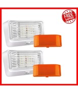 Energy-Efficient 12V LED Exterior Light for RV &amp; Trailer - 2 Pack with Lens - $515.67 MXN
