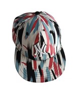 New Era 59 Fifty Wool Hat Multicolor Abstract Print Baseball  Cap with Logo - £15.28 GBP