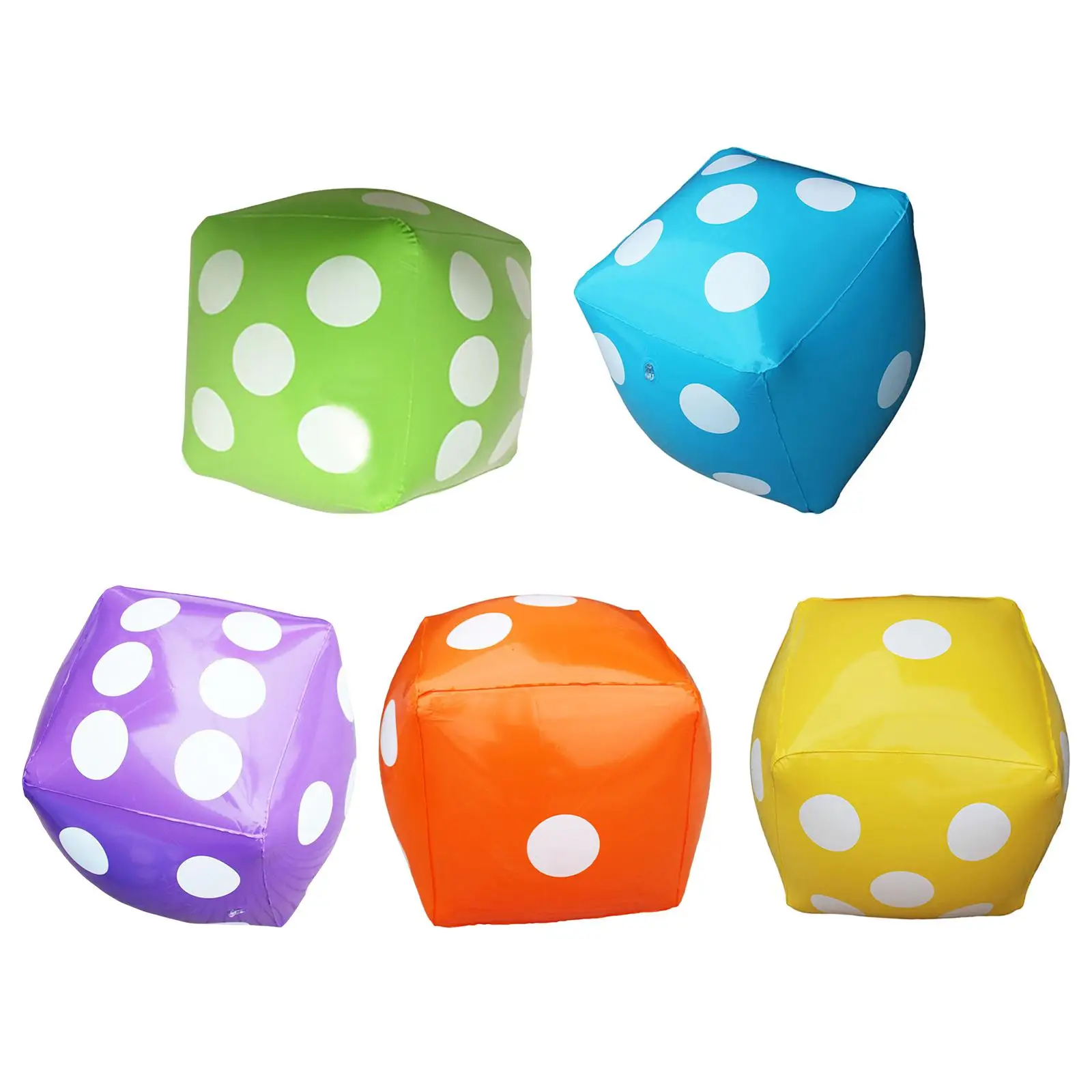 Giant Inflatable Dice 60cm Cube Novelty Decoration Jumbo Inflatable Dice for - £15.73 GBP