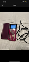 Texas Instruments TI-84 Plus CE Purple Plum Graphing Calculator W Case C... - $85.00