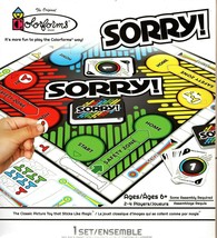 Colorforms Sorry! Game Set -It&#39;s More Fun To Play The Colorform Way! - £7.75 GBP