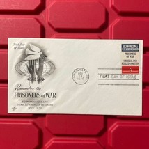 Remember The Prisoners Of War DAV First Day Of Issue Stamped Envelope 1970 - $13.49