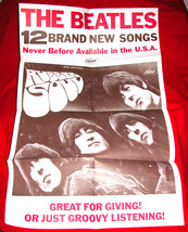 Original 1965 Beatles “Rubber Soul” Album Collectible Merchandising Poster - £699.43 GBP