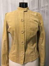 Kenneth Cole Women&#39;s Jacket Reaction Beige Stretch Corduroy Jacket Size ... - $24.74