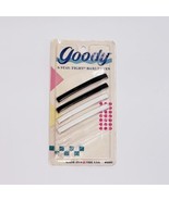 Vintage Goody Stay Tight Barrettes 1989 Black &amp; White ONLY 3 Inch #3605 ... - $56.90