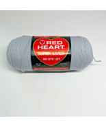 Vintage Red Heart Super Saver Yarn - 341 Light Grey NEW 8oz Skein NO DYE... - $7.99