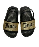 Juicy Couture Sandals Baby Toddler Size 4 Glitter Sandal Shoes Sparkle - $271.26 MXN