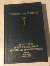 1994 American Law Institute Principles Corp. Governance Analysis Tables &amp; Index - £27.33 GBP
