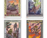 The Lord of the Rings Art Nouveau Giclee Poster Print 4-Set 12x17 Mondo ... - $232.90