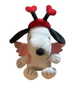 Hallmark Peanuts Snoopy 9&quot; Plush Animal Hearts Love Dog Pink Red Valenti... - $9.50