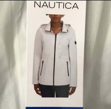 Nautica Womens&#39; Water Resistant Wind Breaker Size: S, Color: White - £63.79 GBP