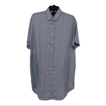 Lumiere chambray button down dress with pockets - £17.21 GBP