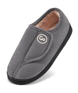 HARENCE Women&#39;s Slippers Memory Foam Fur Lined Closed Back Size 38/39 - $93.65 MXN