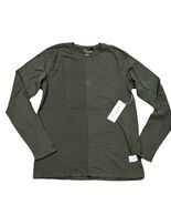 Five Four Men’s Long Sleeve Shirt Size Small Olive Green NEW WITH TAGS  - $319.23 MXN