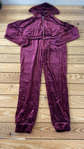 shein NWOT women’s velvet pants and jacket set size 6 maroon C10 - £12.50 GBP