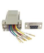 (RJ-45 to DB-9F) DB9 Female Serial to RJ45 8P8C Modular Adapter Gray - €1,72 EUR