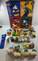 Vintage Lot 25 Disney Donald Duck Figurines Cake Toppers Toys Bag Pin Keychain - £23.73 GBP