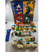 Vintage Lot 25 Disney Donald Duck Figurines Cake Toppers Toys Bag Pin Ke... - £23.35 GBP