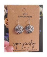 Eternally Yours Floral Knife Handle Round Dangle Earrings - €29,75 EUR