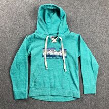 Lone Rock Hoodie Womens Small Blue Alaska Wilderness Cotton Blend Adults - $30.70 CAD