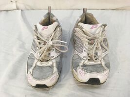 Womens Prospirit White Pink Running Lace Up 8 Cross Country Athletic Shoes - $8.73