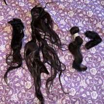 Janet Brazilian Bundle Hair REMY Human Hair 4 Pc. Bombshell mixed sizes Brown - $69.81