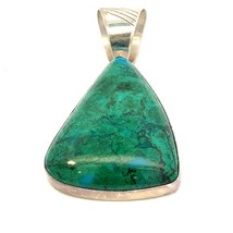 Vintage Signed DTR Jay King Mine Finds Sterling Silver Large Turquoise Pendant - £94.96 GBP