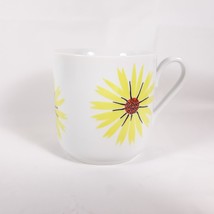 Flower Yellow  Mug Grand Prix Poland Coffee Cup Ceramic - £19.39 GBP