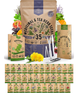 35 Medicinal &amp; Tea Herb Seeds Variety Pack for Indoor &amp; Outdoors. 16,335... - $46.47