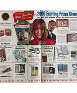 1964 Merry Christmas Drug Store Centerfold Advertisement Retail Holiday ... - €34,36 EUR