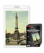 2 packs of 50 (100) BCW 4 ⅜&quot; x 6 ⅜&quot; Semi-Rigid #4 Std. Sized Postcard Ho... - $32.33