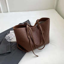 Vintage-Style Woven Handbags for Women - Great as a Shopping or Office Tote - £22.47 GBP
