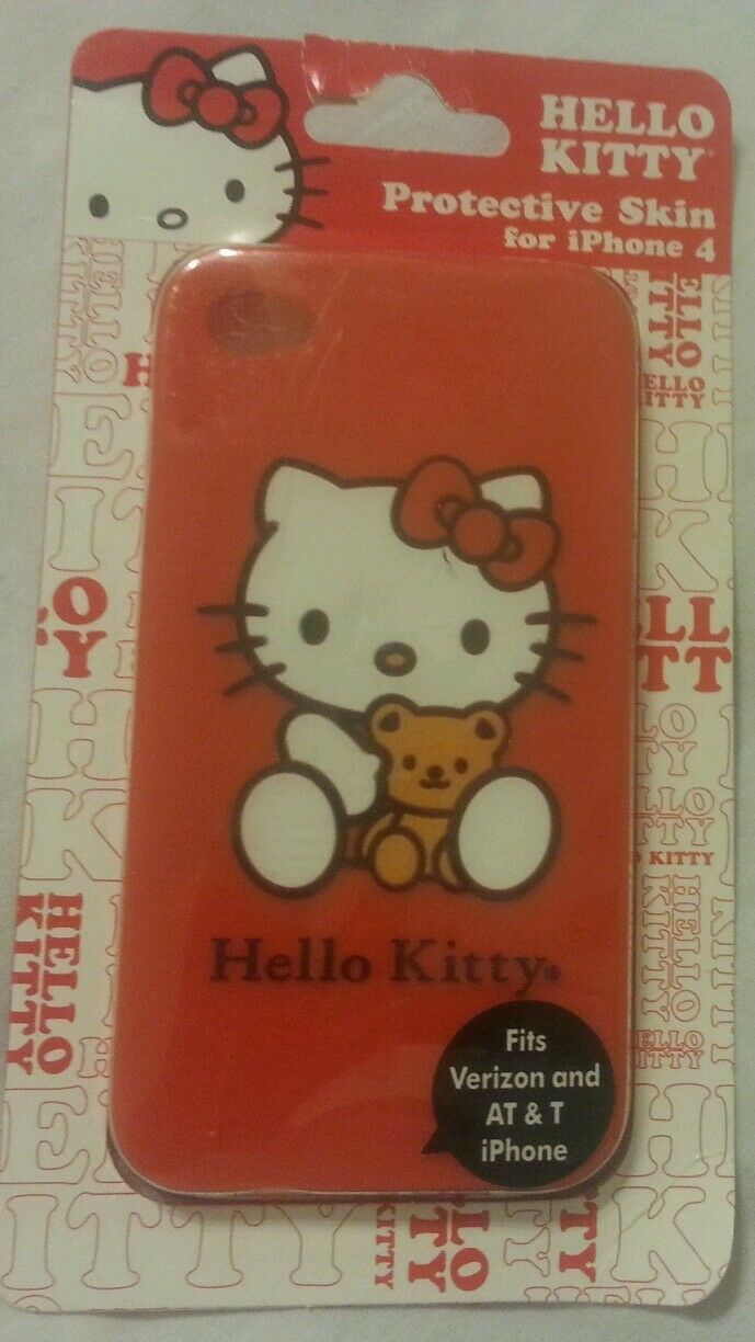 Primary image for Protective Skin for iPhone 4 Red Hello kitty