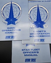 Star Trek RPG Game Operations Manual Officers Manual Cadets Orientation ... - $18.25