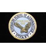 Vtg Riverside School of Aeronautics Utica NY Patch Flight School Defunct... - $16.84 CAD