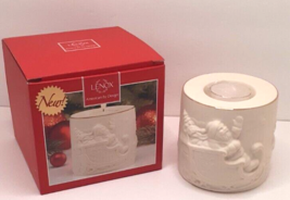 Lenox Radiant Light Santa Votive Candle Holder Tea Light Holiday - £8.79 GBP