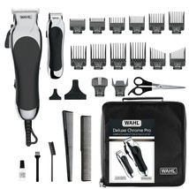 The Wahl Clipper Deluxe Chrome Pro, Complete Hair And Beard Clipping And - $64.96