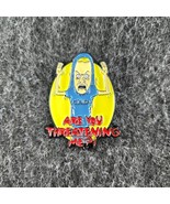 Beavis &amp; Butthead Are You Threatening Me Metal Enamel Pin Badge Mtv Corn... - $180.56 MXN