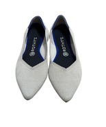 Rothy&#39;s The Point Light Gray Flats Shoes Size 9.5 - $101.11 CAD
