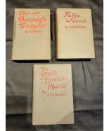 J.S FLETCHER-(3)Lot-S Foreland Murder-False Scent-Borough Treasurer-1920... - €75,98 EUR