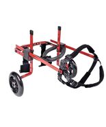 Pets and Wheels Dog Wheelchair - For XS/S Size Dog - Color Red 12-25 Lbs - $2,342.72 MXN