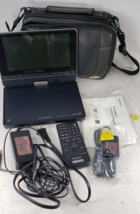 Sony DVP-FX810 Portable 8" CD/DVD Player  2007  W/Carry Bag, Remote, Paperwork - $61.60