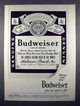 1972 Budweiser Beer Ad - You've Said it All! - $18.49
